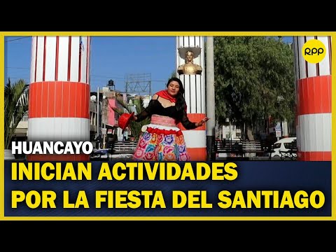Empiezan las actividades por la Fiesta del Santiago en Huancayo