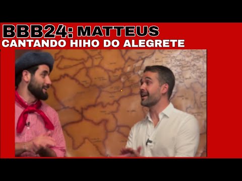 BBB 24', Matteus canta hino do Alegrete com o governador do RS; vídeo
