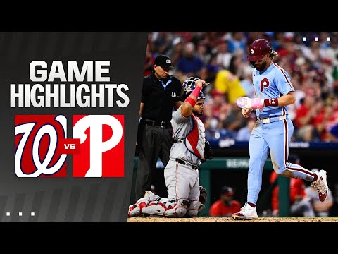 Nationals vs. Phillies Game Highlights (8/15/24) | MLB Highlights