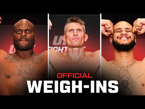 Lewis vs Teixeira Weigh-Ins | UFC Nashville