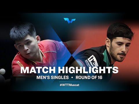 Table Tennis 🥍 Lin Shidong vs Joao Geraldo | MS | WTT Contender Muscat 2022 (R16)