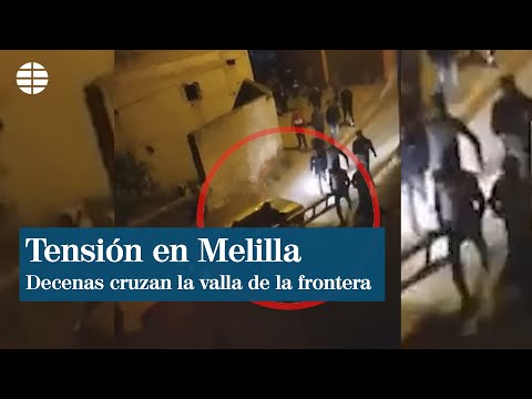 La tensión se traslada a Melilla Cientos de personas intentan cruzar desde Marruecos