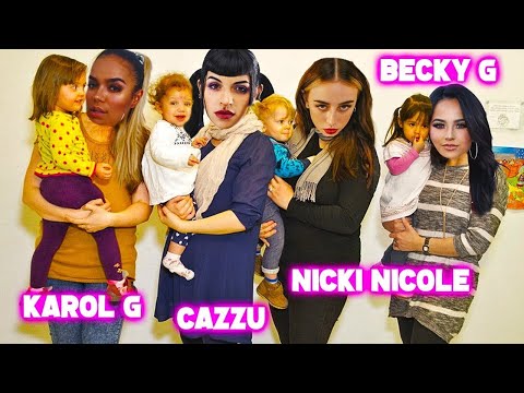 SI LAS TRAPPERS FUERAN MADRES (Nicki Nicole,Karol G,Becky G y Cazzu)