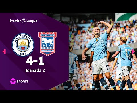 RESUMEN: MANCHESTER CITY 4-1 IPSWICH TOWN | PREMIER LEAGUE | JORNADA 2