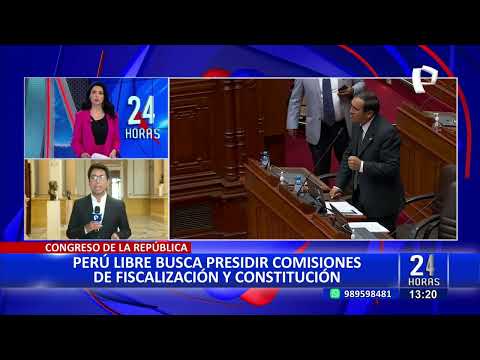 Perú Libre buscaría presidir la Comisión de Constitución para Asamblea Constituyente