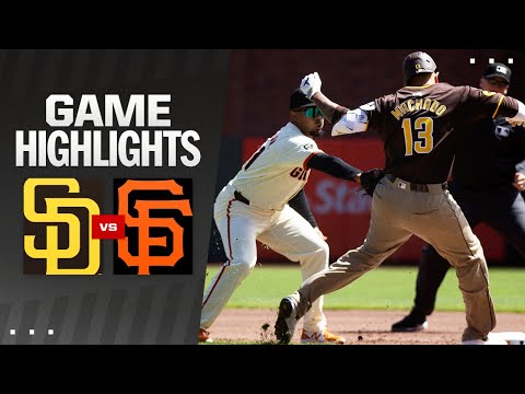 Padres vs. Giants Game Highlights (4/7/24) | MLB Highlights