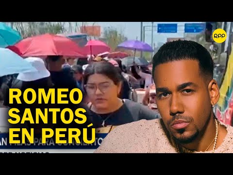 Romeo Santos en Perú: Fanáticos realizan largas filas afuera del Estadio Nacional de Lima