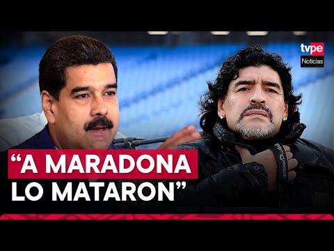 Diego Maradona fue asesinado, según denuncia Nicolás Maduro