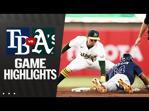 Rays vs. As Game Highlights (8/12/25) | MLB Highlights