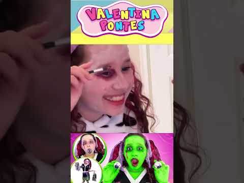 A VALENTINA VIROU ZUMBI !!!  - Maquiagem para Halloween  - Valentina Pontes 1022