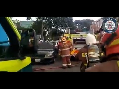 Pavoroso incendio consumió vivienda en Jardines de la Asunción