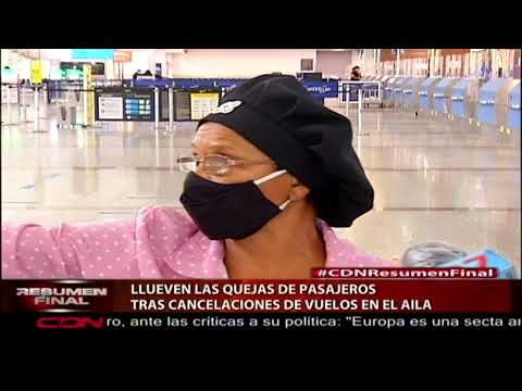 Llueven las quejas de pasajeros tras cancelaciones de vuelos en el AILA