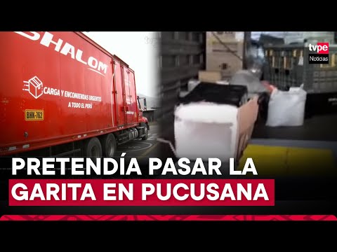 Pucusana: Hallan 14 ladrillos de droga en camión de reconocida empresa de carga y encomiendas