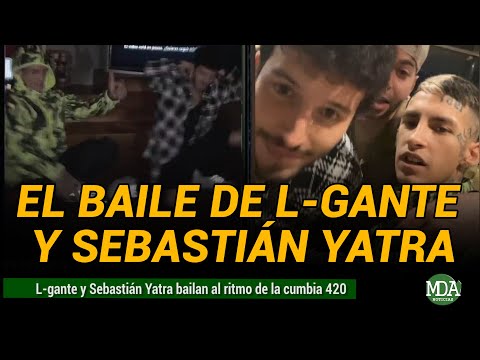 L-GANTE y SEBASTIAN YATRA BAILARON al ritmo de la CUMBIA 420