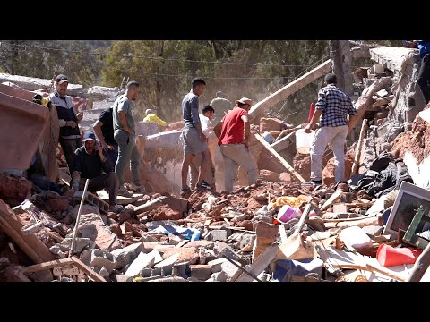 Ascienden a 1.037 los muertos por un terremoto de magnitud 7 en Marruecos