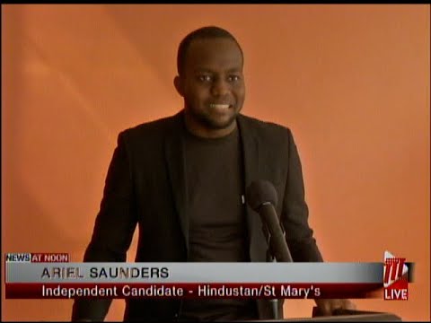 Independent Candidate Ariel Saunders Promises Real Improvement For Hindustan/St. Mary's
