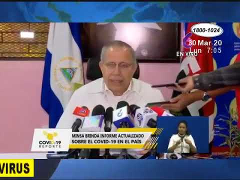 Informe de autoridades de salud ante casos de Covid-19 en Nicaragua