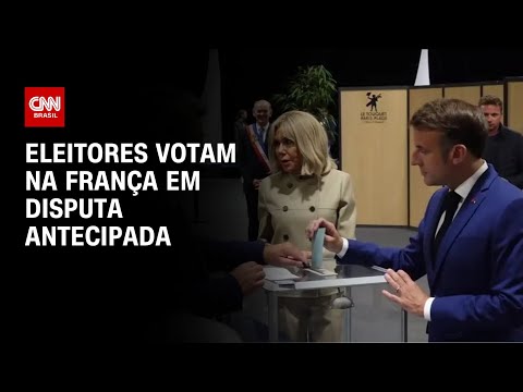 Eleitores votam na França em disputa antecipada | AGORA CNN