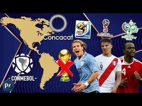 6 SELECCIONES que NO TENÍAN QUE IR al MUNDIAL de CONMEBOL y CONCACAF (por robos o arreglos)
