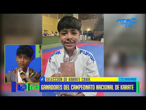 Selección de karate de Cochabamba gana campeonato nacional