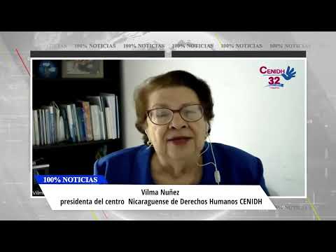 Mensaje de Vilma Núñez, presidenta del CENIDH, a 100% Noticias por su 27 aniversario