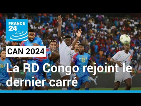 CAN 2024 : la RD Congo maîtrise la Guinée et rejoint le dernier carré • FRANCE 24