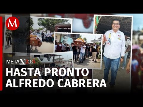 Despiden a candidato asesinado en Coyuca: Ese es Alfredo Cabrera, el hombre que caminó con valores