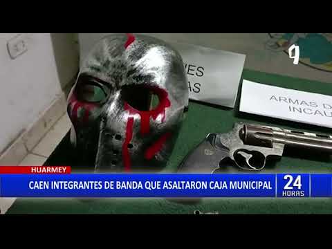 Huarmey: caen integrantes de banda criminal que asaltaron caja municipal