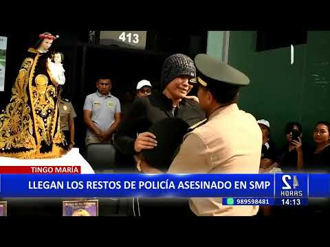 24Horas |Tingo María: llegan restos de policía asesinado en SMP