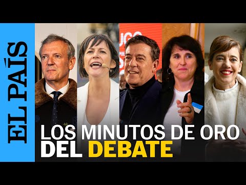 ELECCIONES GALICIA | Así han sido los minutos de oro de los cinco candidatos a presidir la Xunta