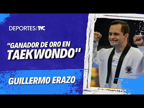 Guillermo Erazo ganador de la medalla de oro de Taekwondo en México