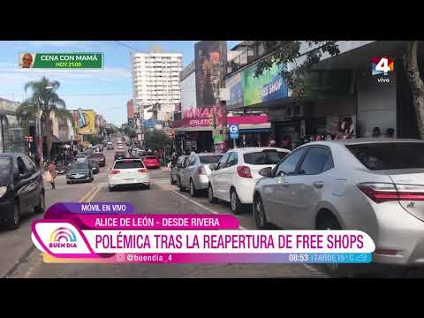 Buen Día - Rivera: Polémica tras la reapertura de Free Shops