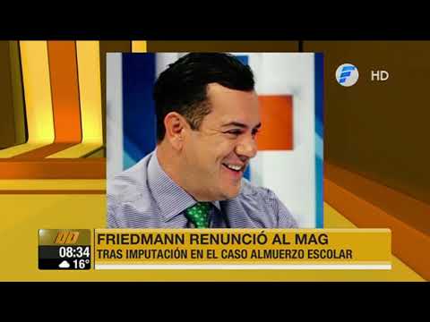 Tras imputación Rodolfo Friedmann renuncia al MAG