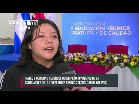 INATEC celebra Día Nacional del Estudiante reconociendo excelencia académica - Nicaragua