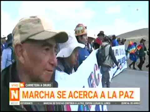 21092024   MARCHA DE EVO  SE ACERCA A LA PAZ   UNO