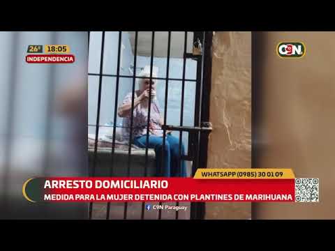Prisión domiciliaria para mujer detenida por tener plantines de marihuana