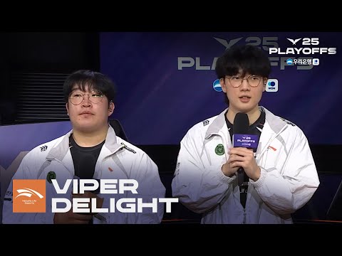 HLE Viper, Delight 인터뷰 | HLE vs T1 | 09.14 | 우리은행 2025 LCK 플레이오프