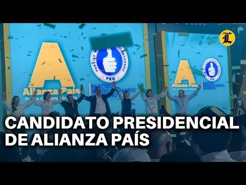 Luis Abinader es proclamado candidato presidencial de Alianza País