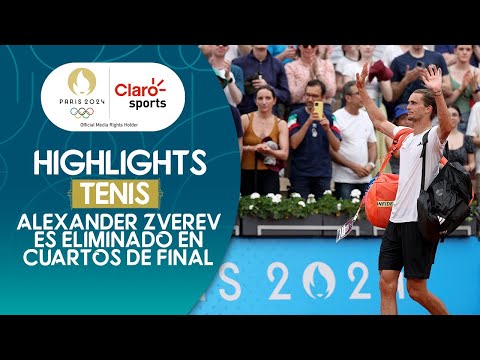 Tenis #Paris2024 | ¡Adiós al campeón! Alexander Zverev es eliminado en cuartos de final