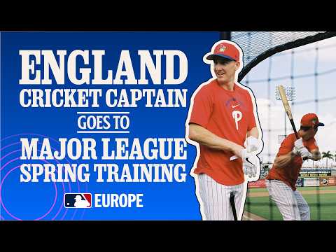 England Cricket Captain Harry Brook trains with the Phillies | 48hrs at Spring Training