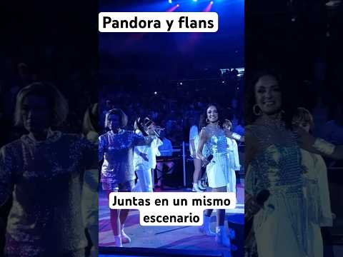 Pandora y Flans,juntas en un mismo escenario popurrí de Juan Gabriel inolvidable música para siempre