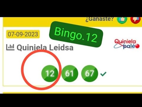 Descubre cómo ganar en el Bingo con el número 12 en Leidsa