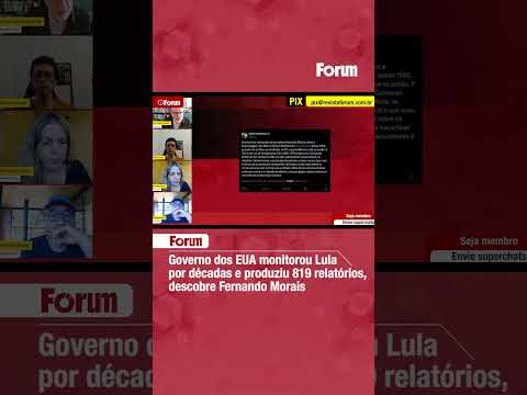 Governo dos EUA monitorou Lula por décadas e produziu 819 relatórios, descobre Fernando Morais