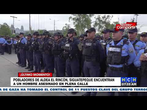Centenares de policías acompañarán hoy marcha opositora en Honduras