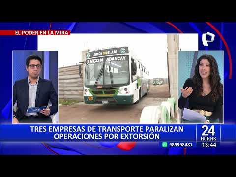 Empresas de transporte pagarían cupos de hasta 12 mil soles mensuales