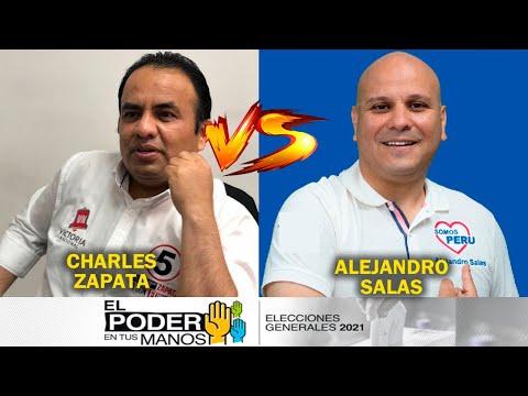 Charles Zapata de Victoria Nacional vs. Alejandro Salas de Somos Perú | Debate Online de RPP