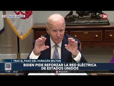 Biden solicita fortalecer la red eléctrica de EEUU