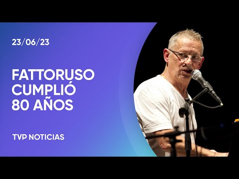 Hugo Fattoruso, el gran creador de candombe, rock y jazz, festejó sus 80 años