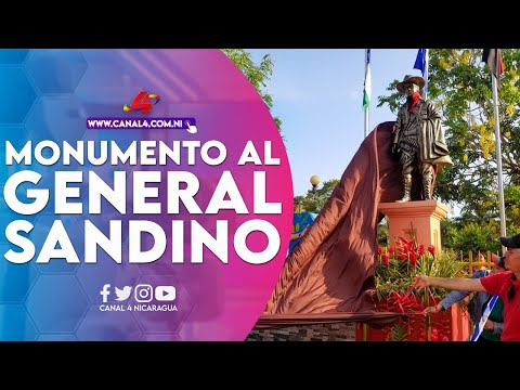 Inauguran monumento al General Sandino en el Municipio de Belén, Rivas