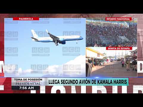 ¡Llega a Honduras la Vicepresidenta de EEUU, Kamala Harris!